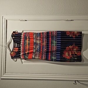 Joseph Ribkoff geodesic vibrant mini dress